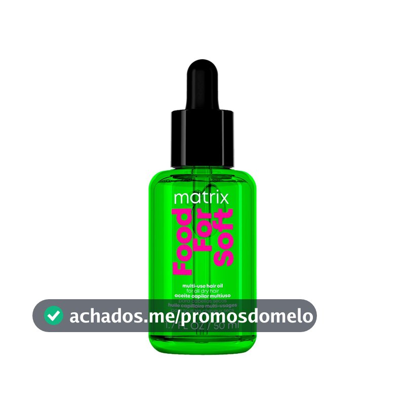 Matrix Food For Soft Óleo Capilar Hidratante Protetor Termico Óleo De Abacate, 50 ML