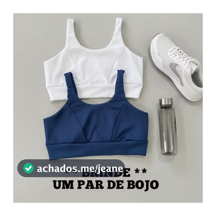 Kit 2 Tops Fitness Academia Feminino Cropped Esportivo Treino Malhação