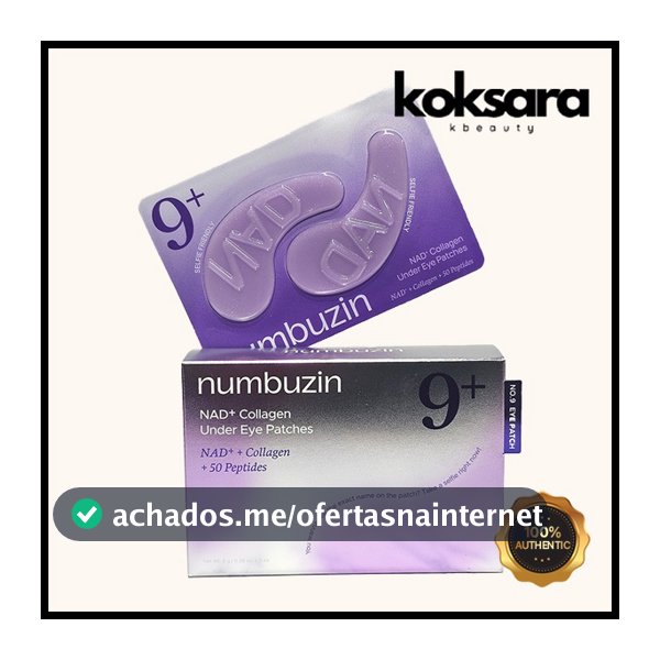 Numbuzin No.9 NAD+ Collagen Under Eye Patches 8g 1ea, 5ea