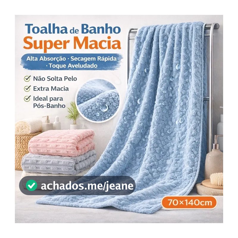 Toalha de Banho Felpa Coral Vintage 70140cm,280g – Secagem Rápida, Absorvente, Spa, Hotel e Casa