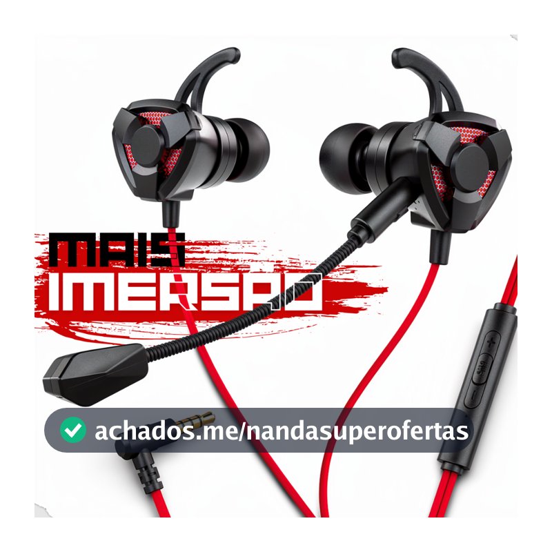 Fone ouvido Gamer Com Microfone headset Gamer Ps4 Xbox Celular PC