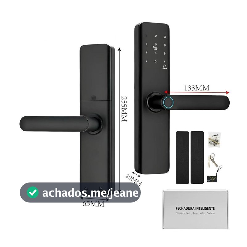 Smarthome Fechadura Digital Biométrica Eletronica Touch Biometria alex