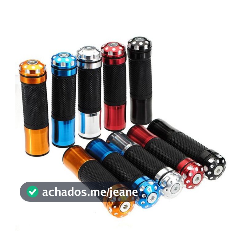 Par de Manopla Punho 0018Moto Esportiva De Alumínio Modelo Universal - Diversas Cores