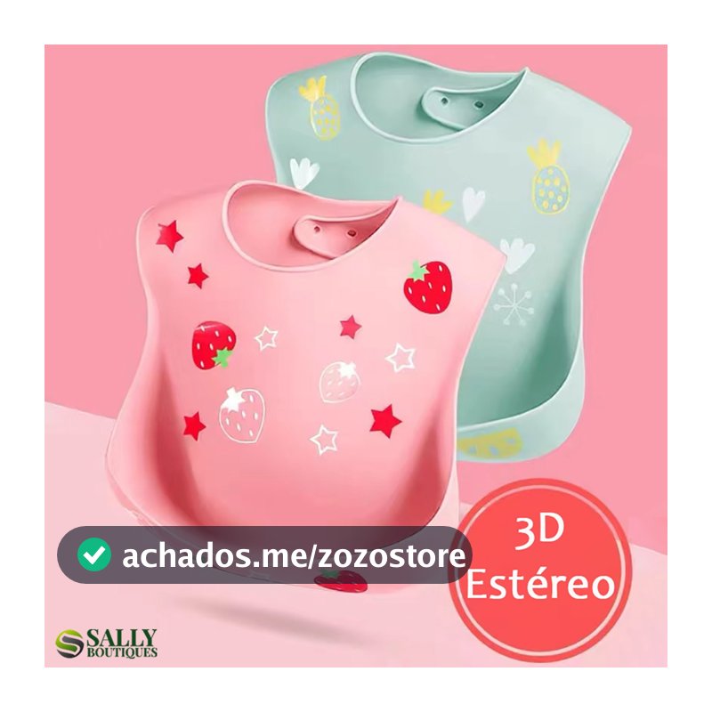 Babador De Silicone Impermeável Babador Menino De Alimentação Para Bebê Infantil Cata Migalhas