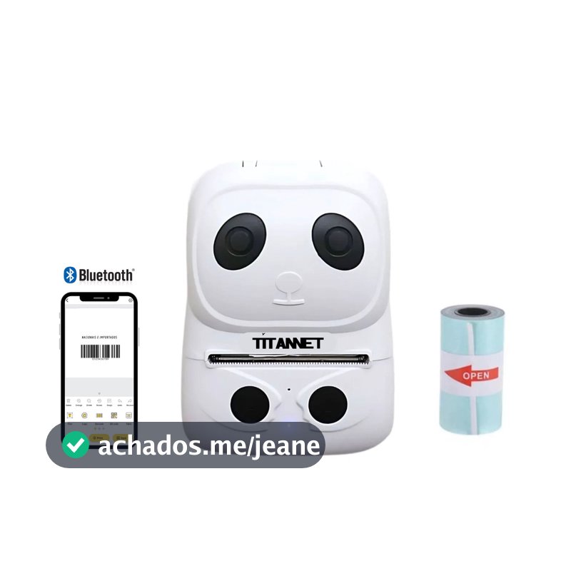 Mini Etiqueta Termica Impressora Portatil Bluetooth 58mm