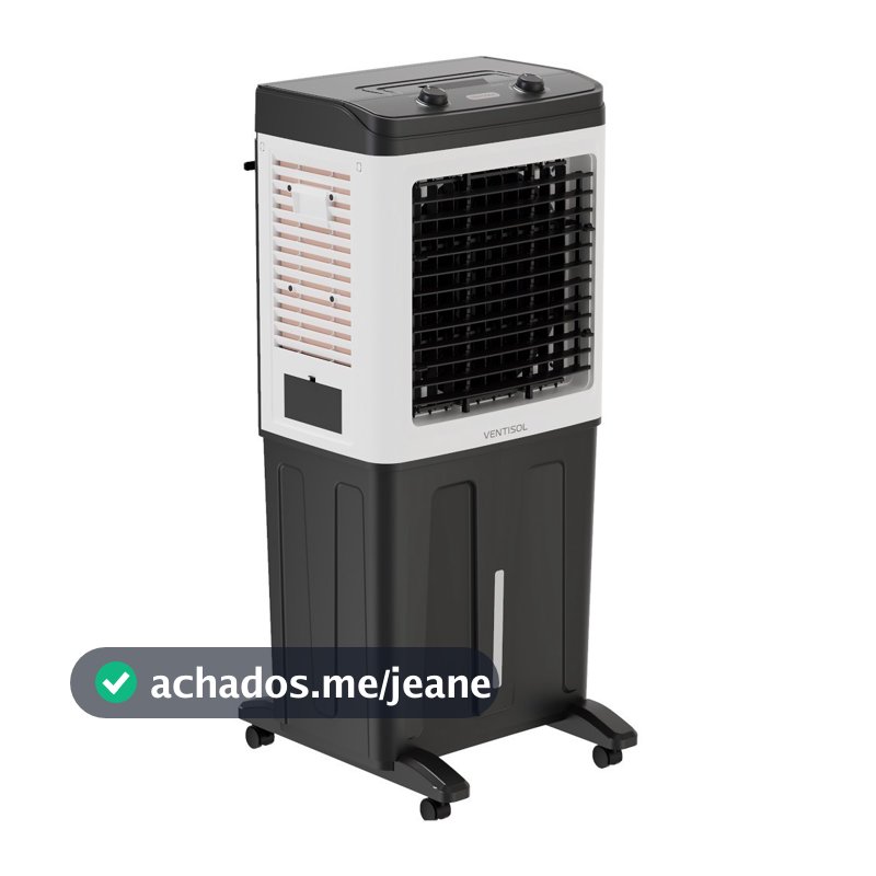 Climatizador de Ar Ventisol CLIN80 PRO, 80 Litros 150W Potente Branco Original Resistente Grande