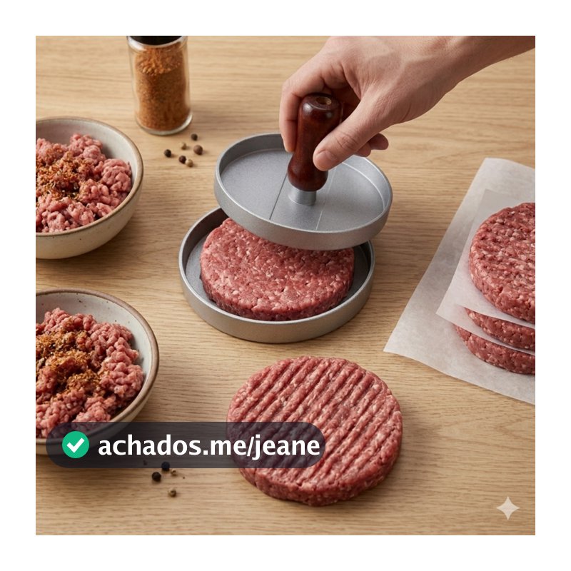 Molde De Hamburguer Caseiro Artesanal Multiuso 12cm