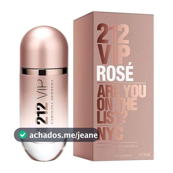 212 Vip Rosé Feminino Eau de Parfum 125ml