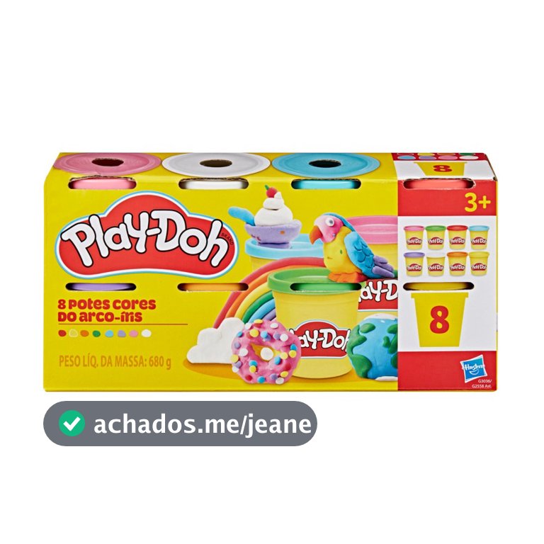 Massinha Play-Doh Com 8 Potes Sortido - Hasbro G2558