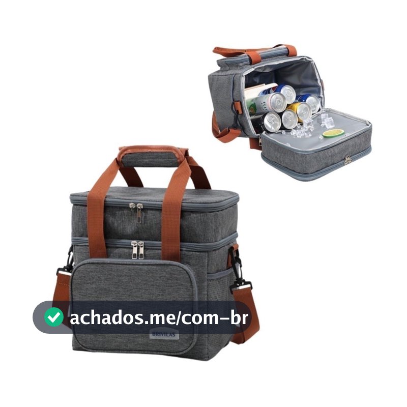 Bolsa Térmica De Duas Camadas De Grande Capacidade Adequada Para Piquenique