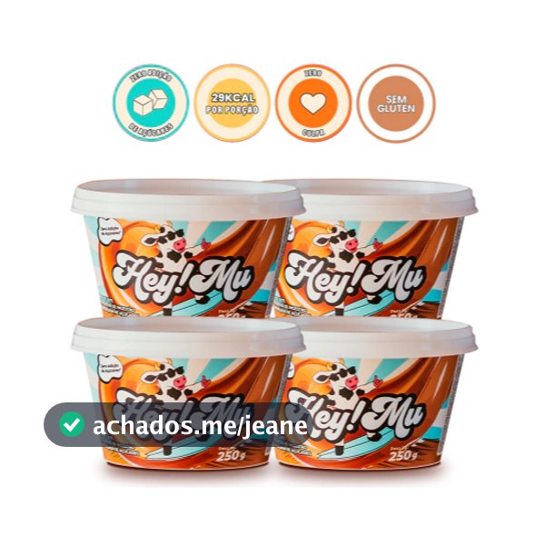 Doce De Leite Hey!mu Sem Adição de Açucares Fit Original