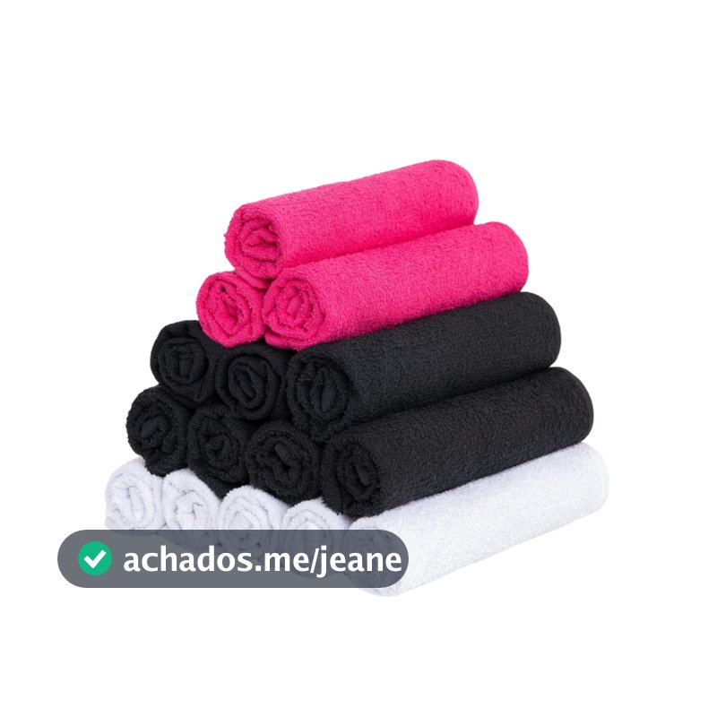 Kit 5 Toalhas Lavabo Manicure Pedicure - 100% algodão - Maya Store