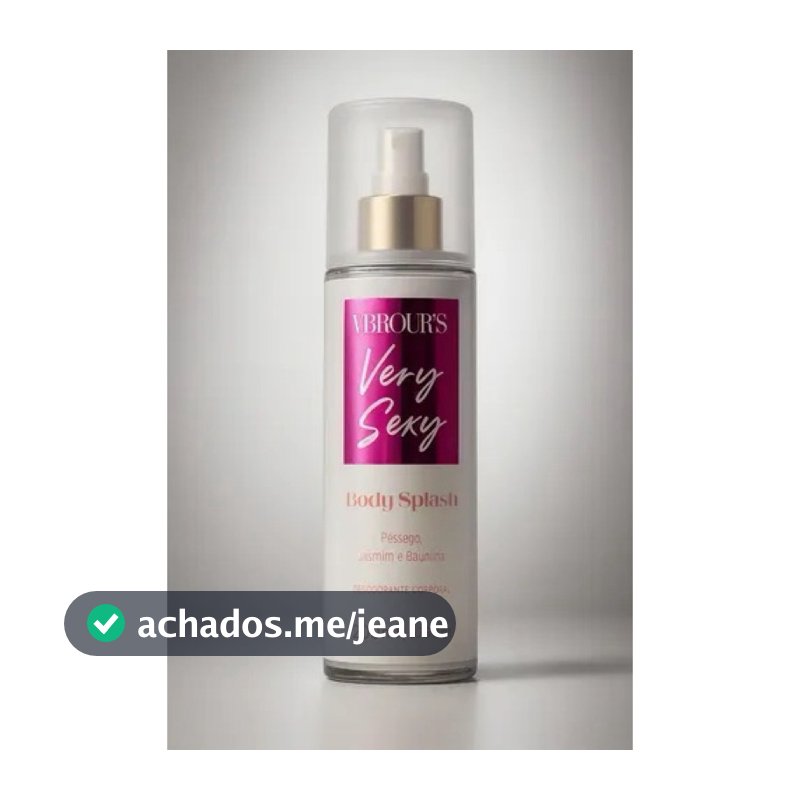 Barbours Beauty Body Splash Very Sexy 200ml Fragrância Duradoura E Sensualidade Sofisticada