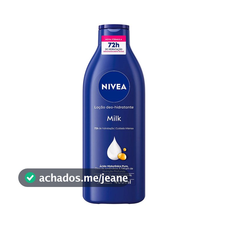 Loção Hidratante Nívea Milk Pele Extra Seca 400ml