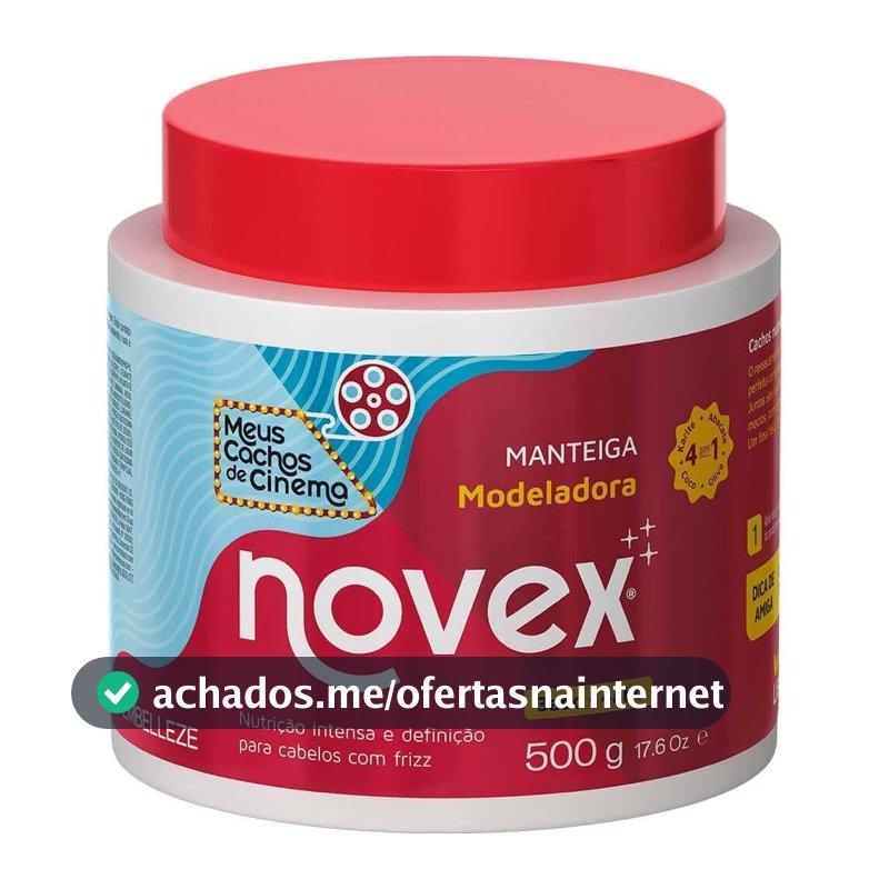 Manteiga Modeladora Novex Meus Cachos de Cinema Manteiga