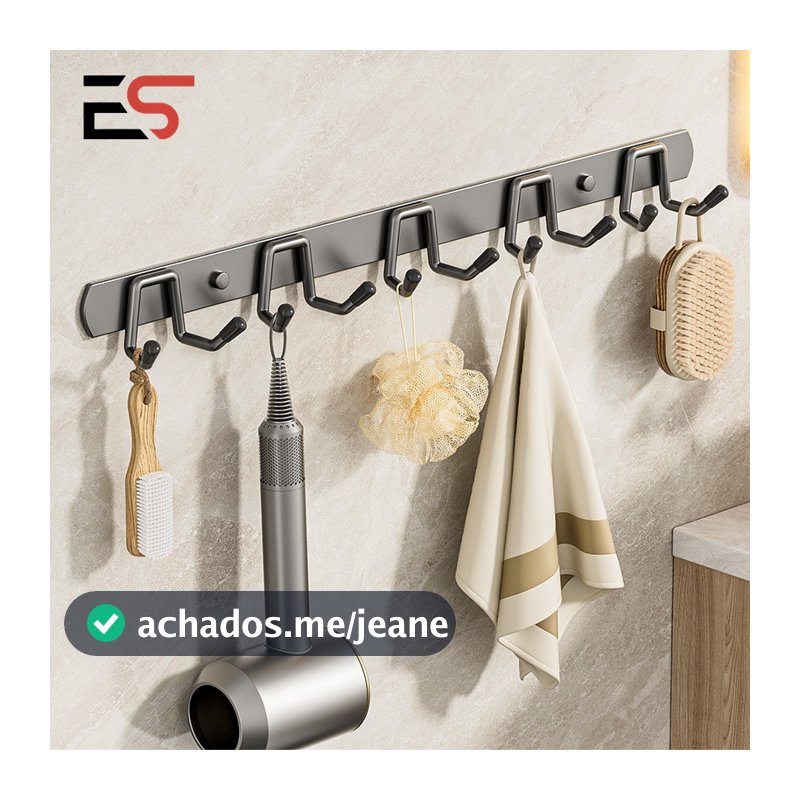 Ganchos Modernos Montados Na Parede Em Metal Perfeitos Para Toalhas Mochila Casacos  Roupas Chapéu Chave  Colher ES