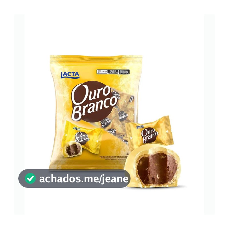 Bombom Ouro Branco 20G Pc 1kg