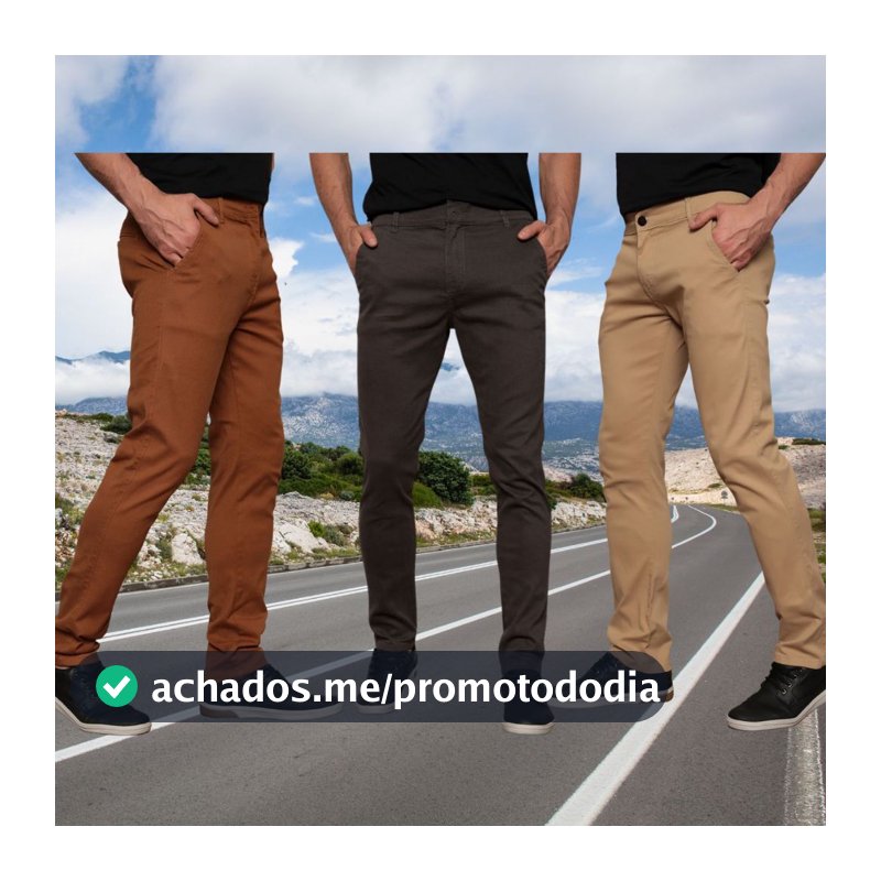 Calças Sarja Masculina Jeans Colorido Slim Oferta especial de fábrica de vendas diretas bolsa de faca