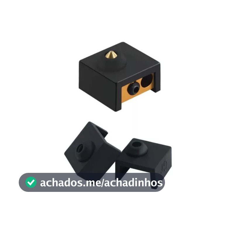 Kit Com 2 Capa Silicone Do Hotend Impressora 3d Ender 3