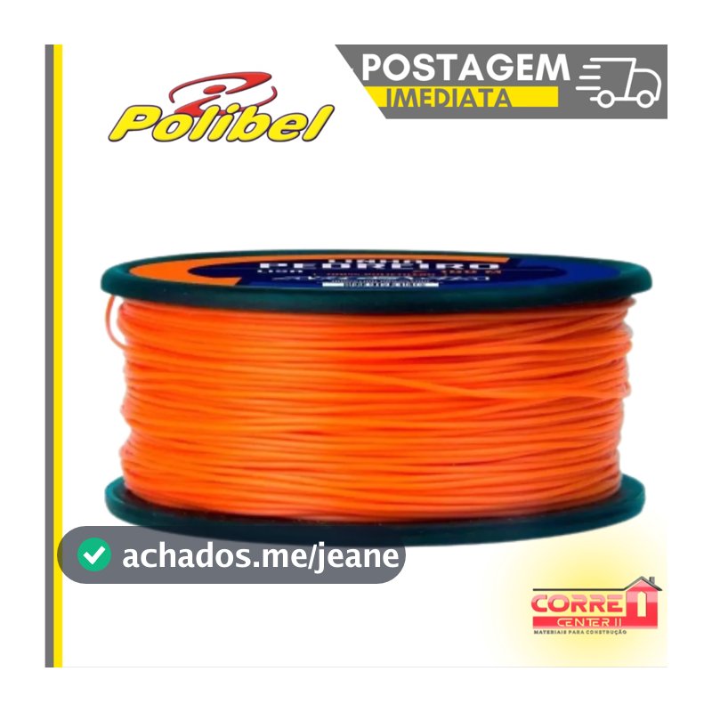 Linha de Pedreiro ( Lisa Laranja ) Polibel 50 e 100 Metros