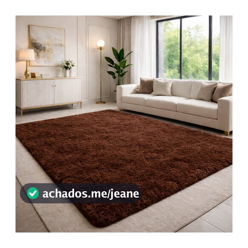 Tapete Felpudo 2,00 x 1,40 Para Sala Várias Cores para sala quarto ou escritorio