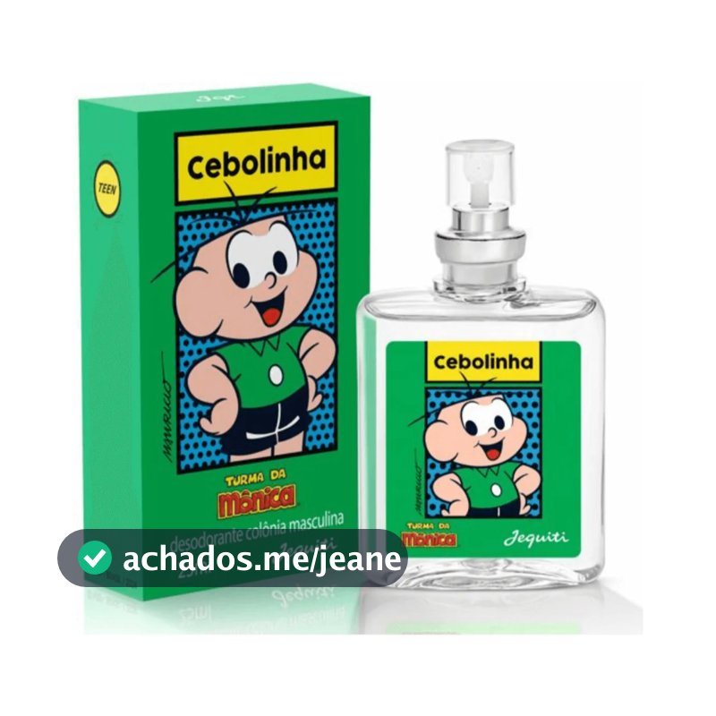 Perfume Colônia Cebolinha Deo Jequiti Turma Da Mônica 25ml