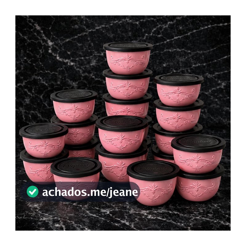 kit potes tapoer vasilha BOLL  10 peças
