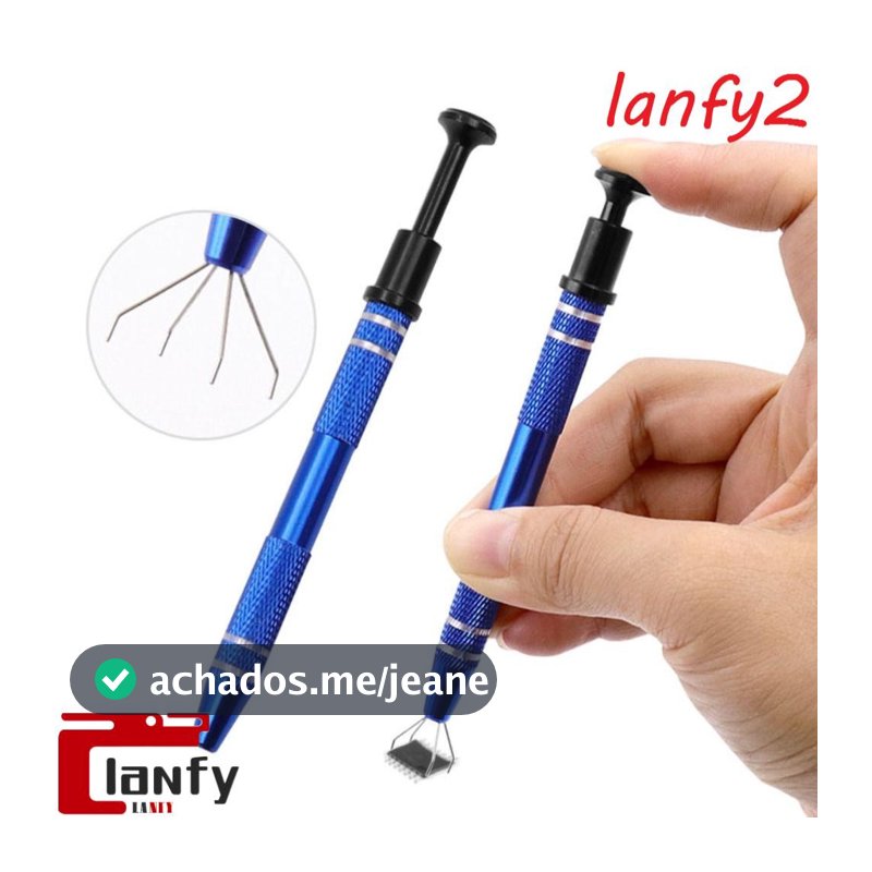 LANFY Dispositivo De Aderência , Clipe De Quatro Garras Durável E Conveniente , Captador Extrator IC Portátil Fino