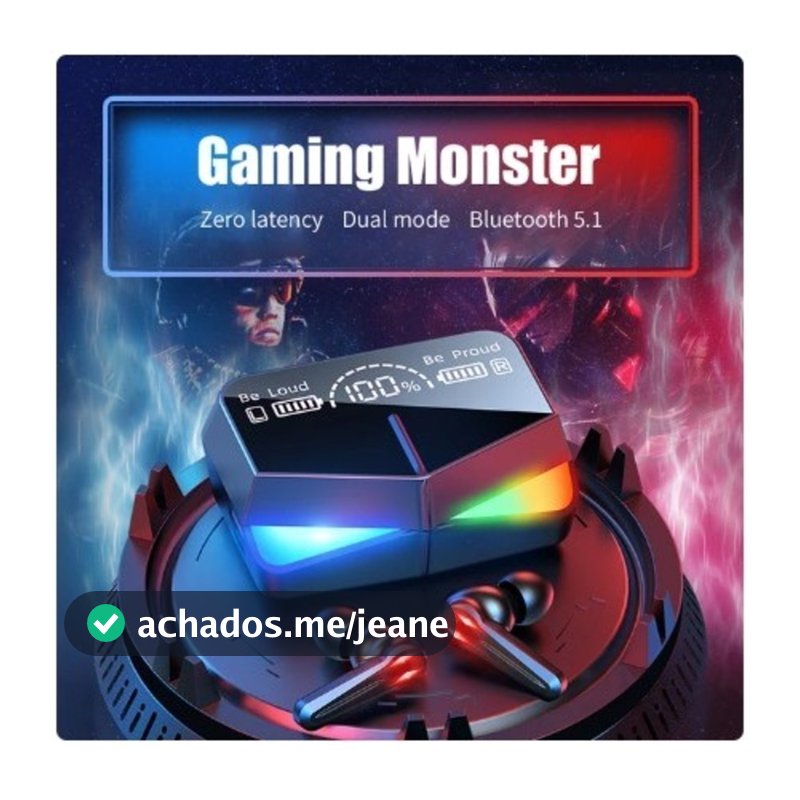 Fones De Ouvido M28 TWS Sem fio Wireless Gaming Bluetooth Delay Smart Touch - LOJA AT Utilidades