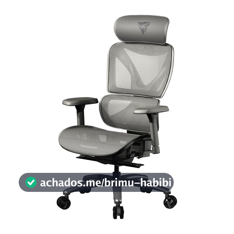 CADEIRA GAMER THUNDERX3 XTC MESH GREY