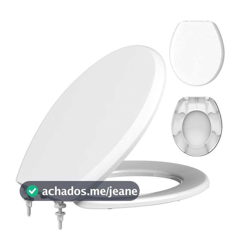 Assento Sanitário Com Tampa Vaso Lorenzetti Oval Universal Resistente