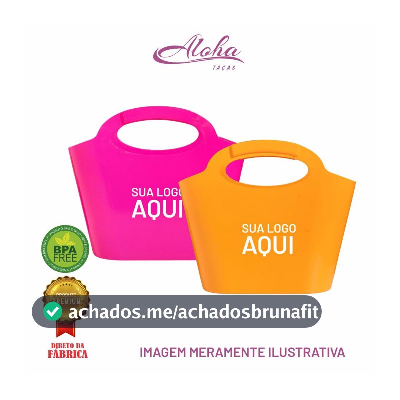 Kit 20 Bolsas Cooler 11 Litros Personalizadas - Balde de Gelo Bolsa Praia Piscina Cesta  Ice Bag Bolsa multiuso- Aloha
