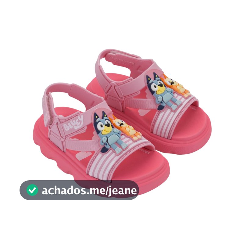 Sandália Infantil Feminina Sandália Bluey Easy Plus Grendene Kids 23459