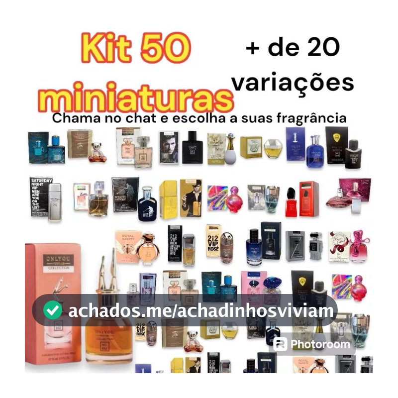 Kit Perfume Miniatura ATACADO 30ML Cada Perfume Feminino Perfume Masculino Perfume Importado