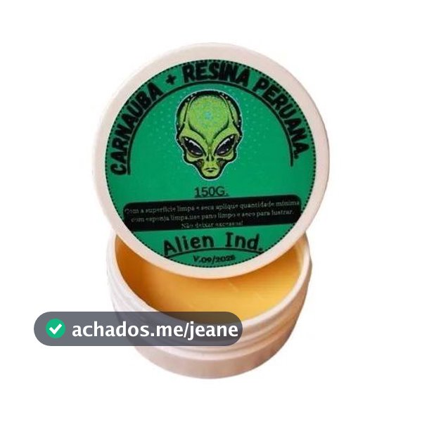 Cera Alien Polimento Queimado Riscos Carnauba Automotiva