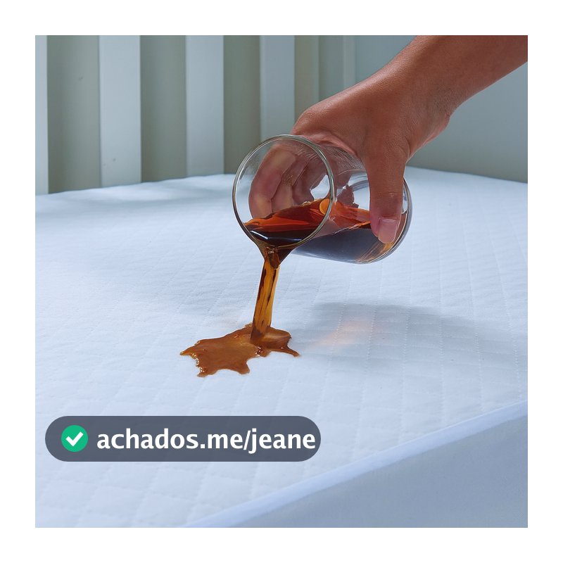Capa Protetora Colchão Impermeável Para Berço 1,30x0,70x15cm com Elástico Forro Anti Xixi Bebê