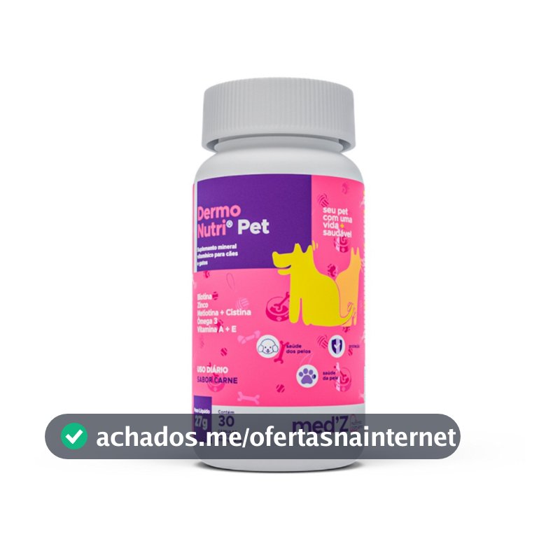 Anti-Coceira Suplemento DermoNutri  Cães e Gatos Saúde Pele Pelos - Qualidade de vida e Proteção
