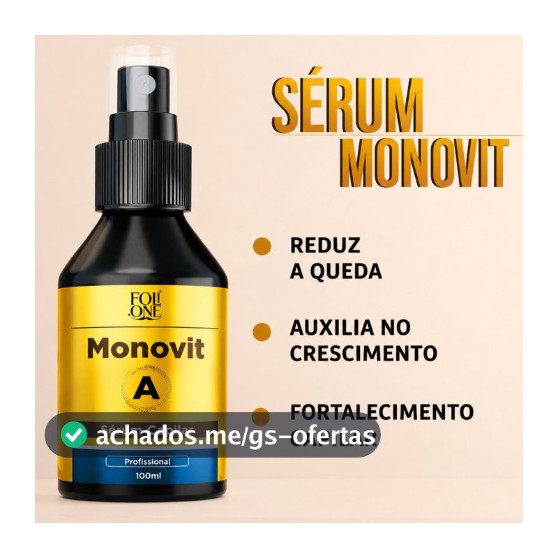 Sérum Monovit Crescimento Capilar Produto Para Cabelo Forte