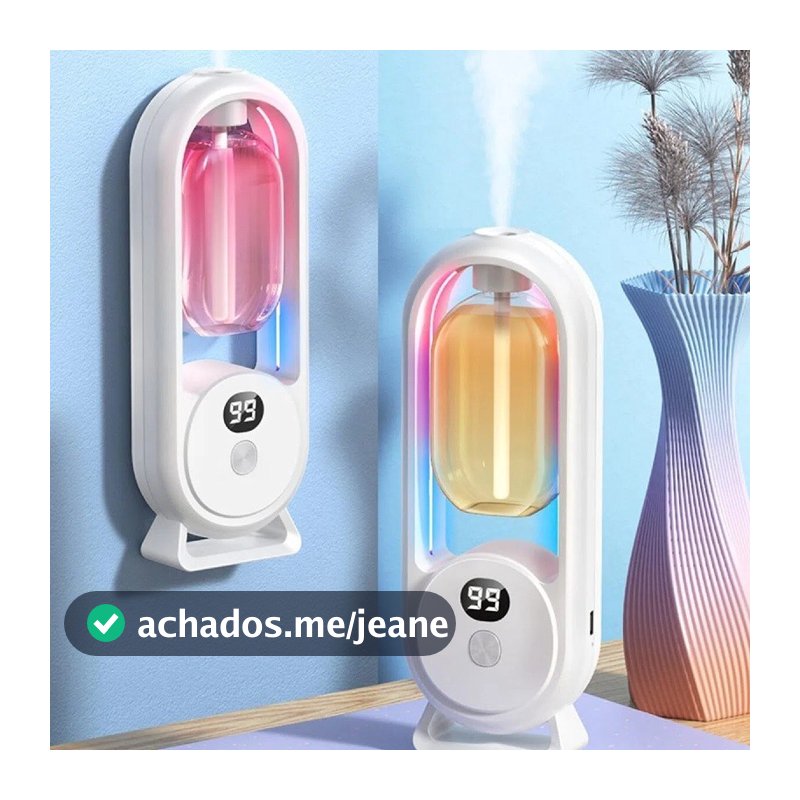 Difusor Aromatizador Automática de Essencia Aroma,Umidificador de Ar Multifuncional