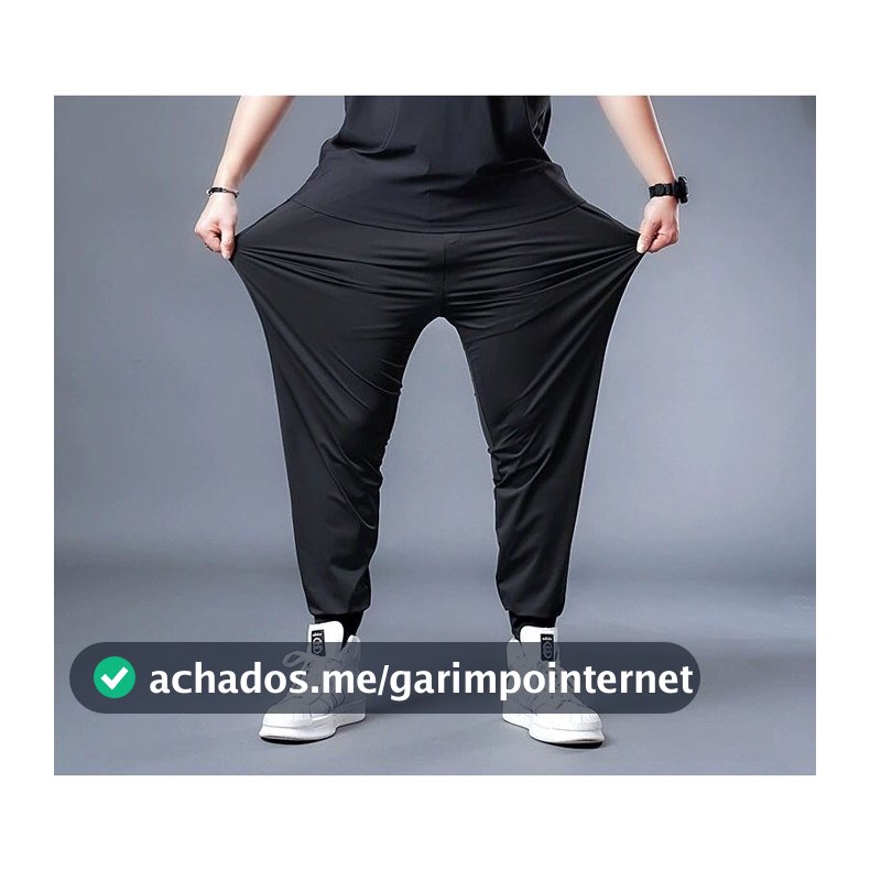 Calça Jogger Dry Fit Furadinho Leve Praticar Esportes