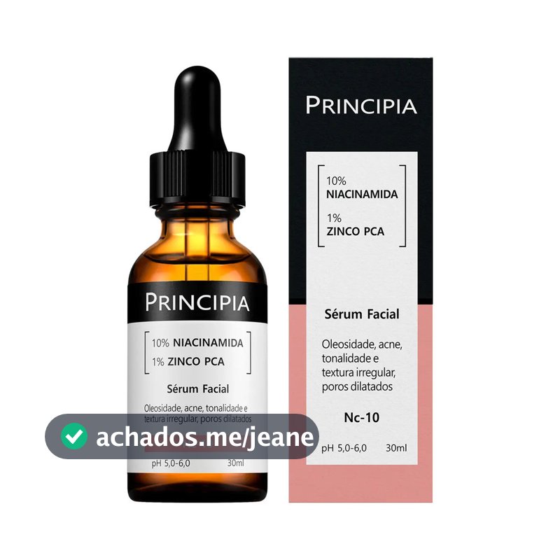 Principia Sérum 10% Niacinamida + 1% Zinco Pca Nc-10 30 Ml