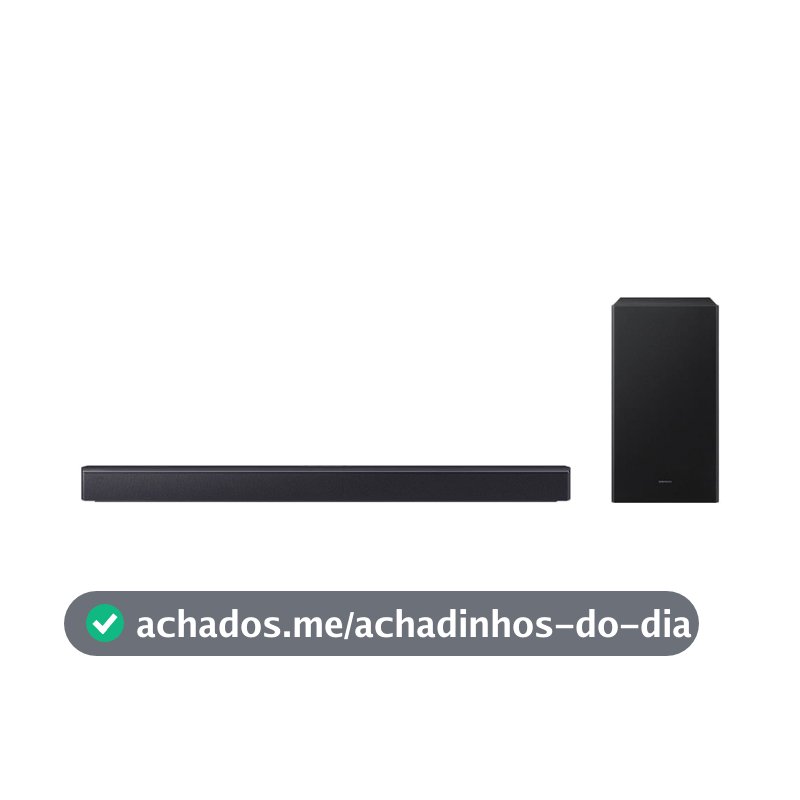 Soundbar Samsung B-Series HW-B450F 2.1 canais Subwoofer incluso 2025