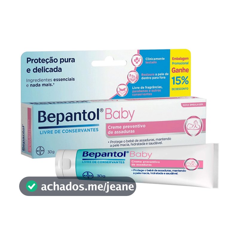 Creme Preventivo De Assaduras Bepantol Baby 30g