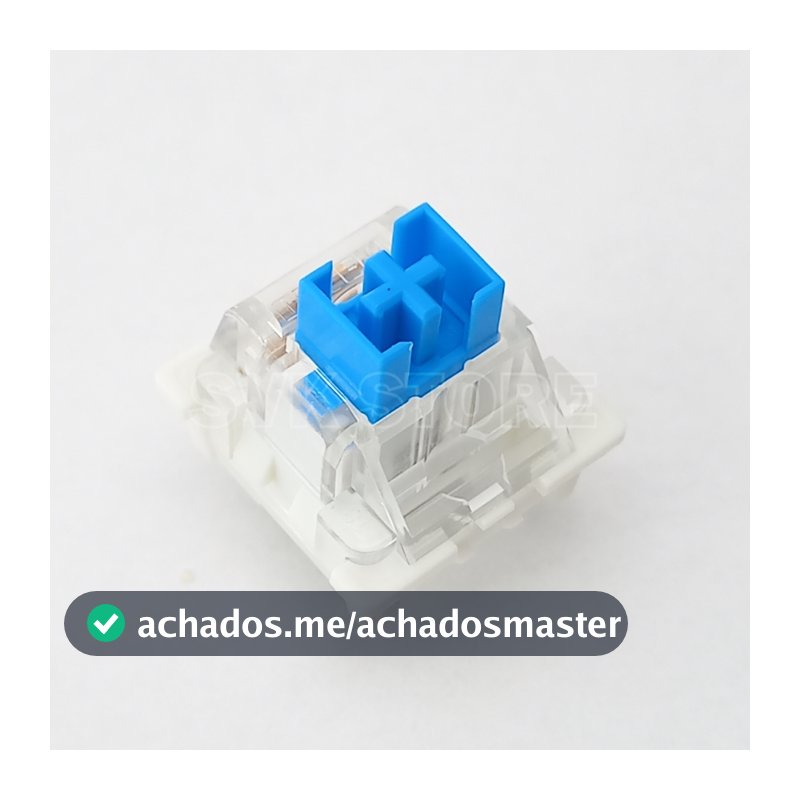 Botão switch para teclado mecânico - Outemu Blue - Tátil - Switch para teclados Redragon