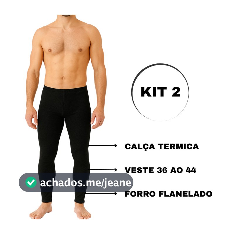 1 ou 2 Meia Calça Masculina Flanelada Térmica Peluciada Sem Pé Promoção Inverno MK