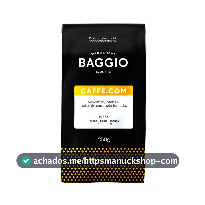 Baggio Café - Café Torrado e Moído Premium - Caffé.Com 250g