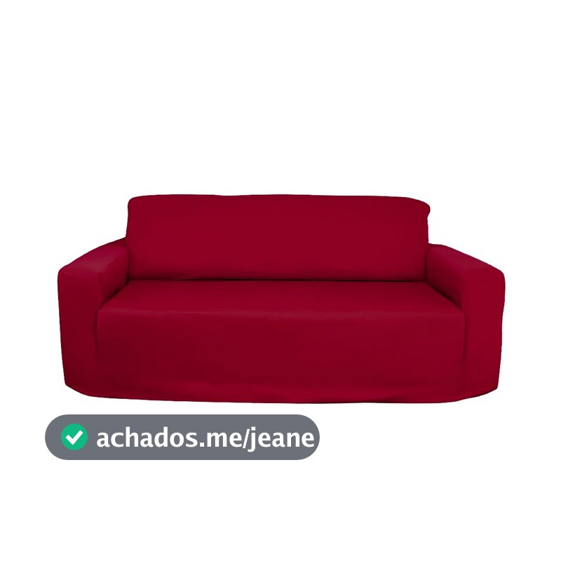 Capa de Sofá Lisa 3 Lugares Avulsa Coladinha
