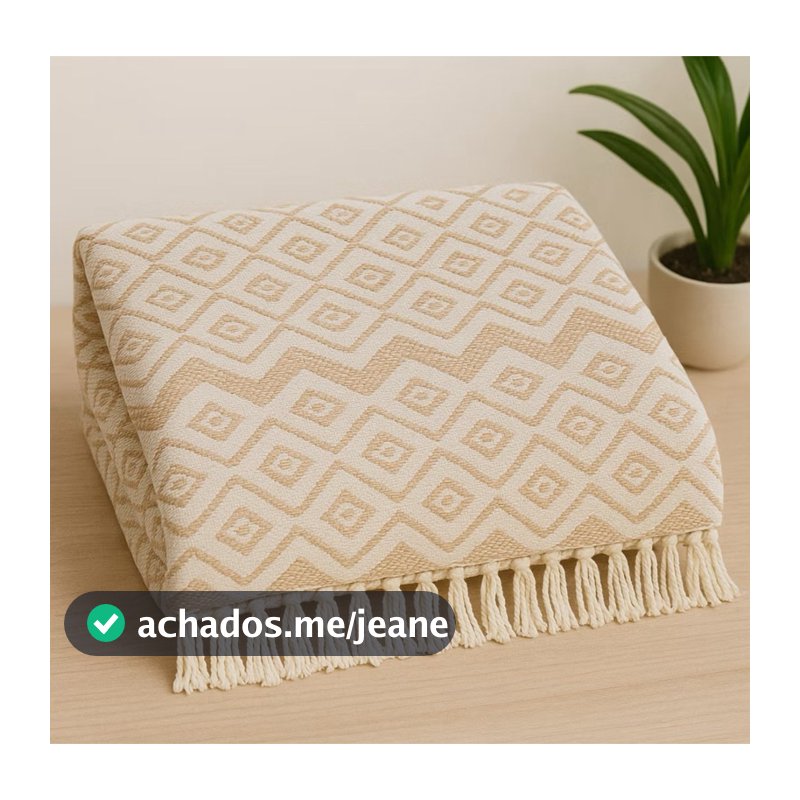 Manta para Sofá Luxo King Gigante 3mx1,8m Decorativa Algodão Capa Protetora Grande Elegante