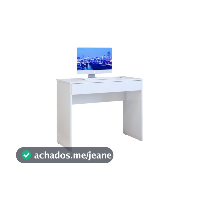 Escrivaninha Mesa Home Office 90cm Gaveta Prateleira | Estudo Notebook Computador Quarto FULL