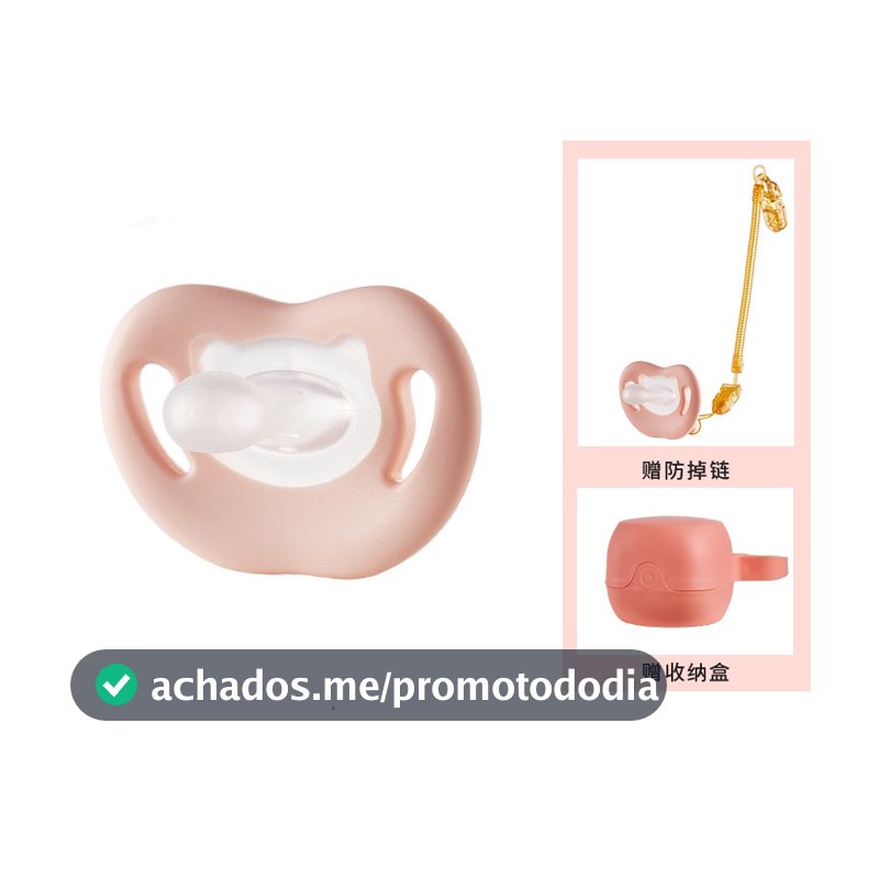 Novo pacifier Silicone Líquido Baby Sleeping Imitação Leite Materno Sem Bisfenol A3 Conjunto De Peças Box + chain +